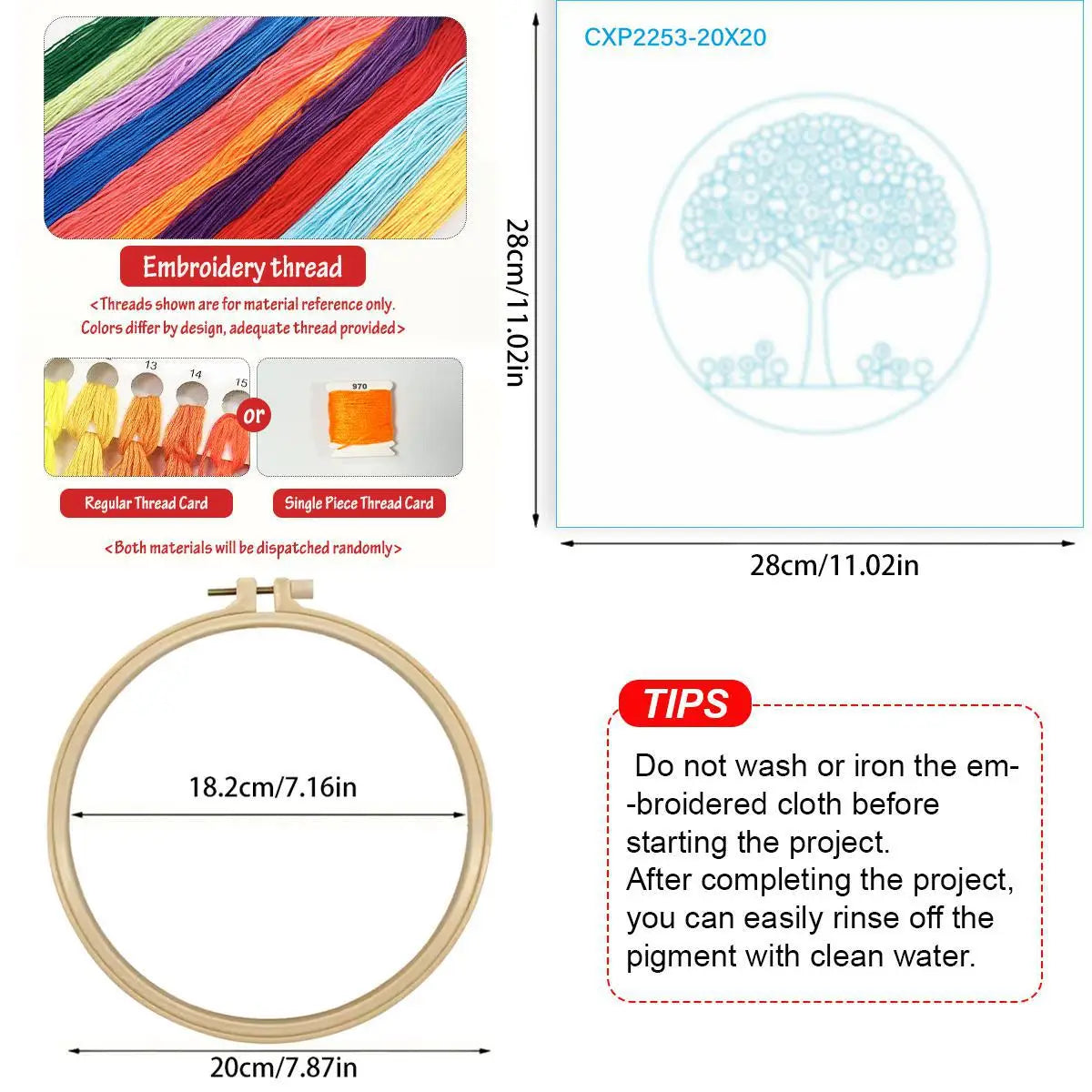 Tree of Life Embroidery Starter Kit