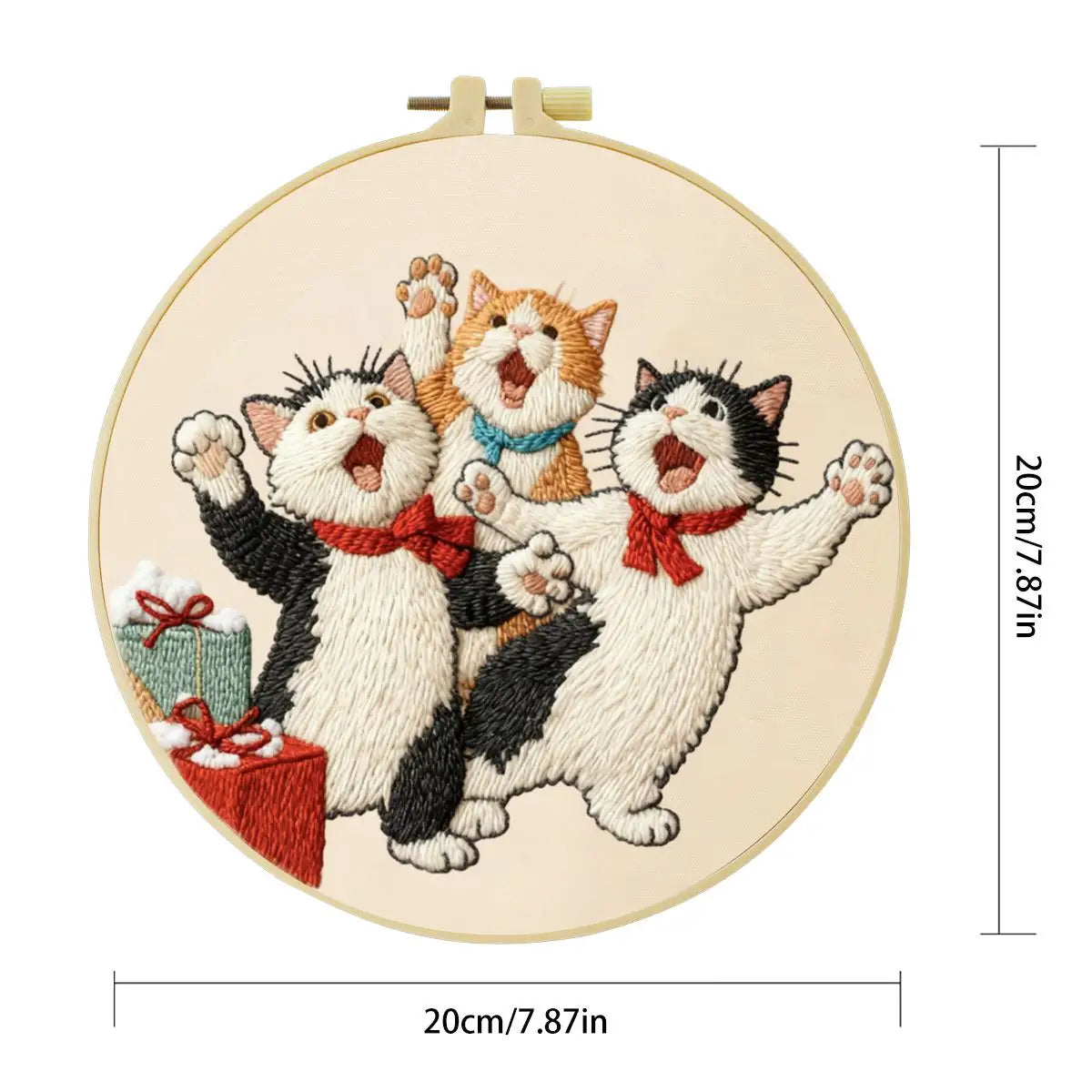 Naughty Kitten Embroidery Kit