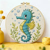 Cute Baby Seahorse Embroidery Kit 🩵🌊 Kits For Stitchers