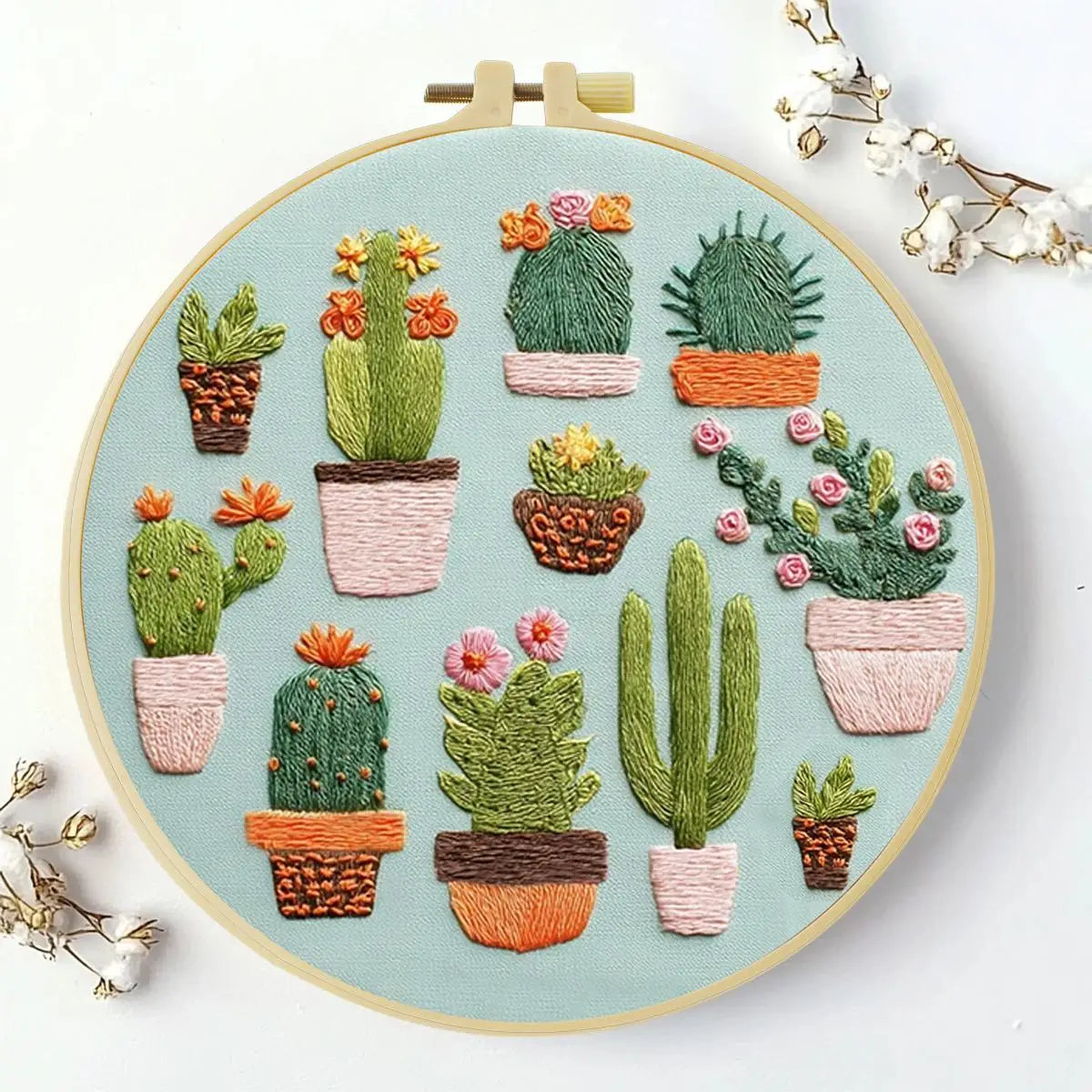 Cactus Embroidery Kit
