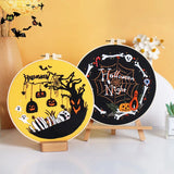 Spooky Halloween Embroidery Kit Collection – 7 Designs