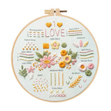 3-Piece Beginner Embroidery Stitch Learning Kit Kits For Stitchers