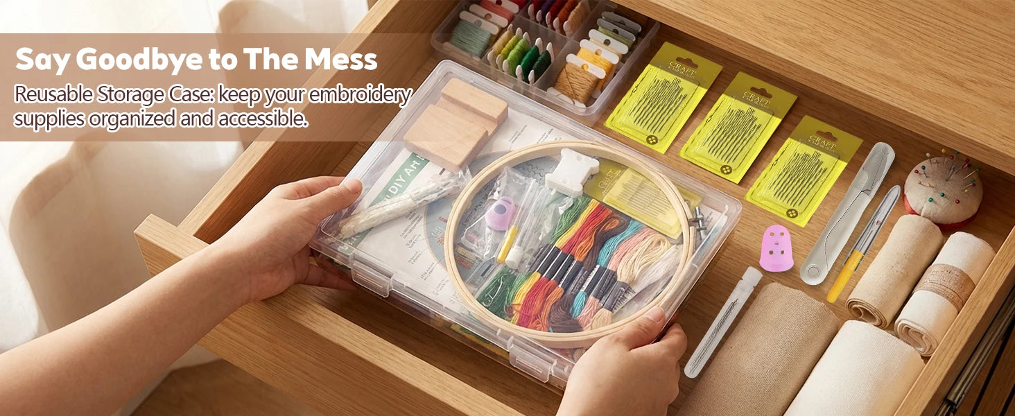 Love, Laugh & Live Beginner Embroidery Kit Kits For Stitchers