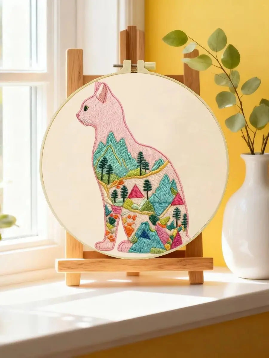 World of Cats Embroidery Kit