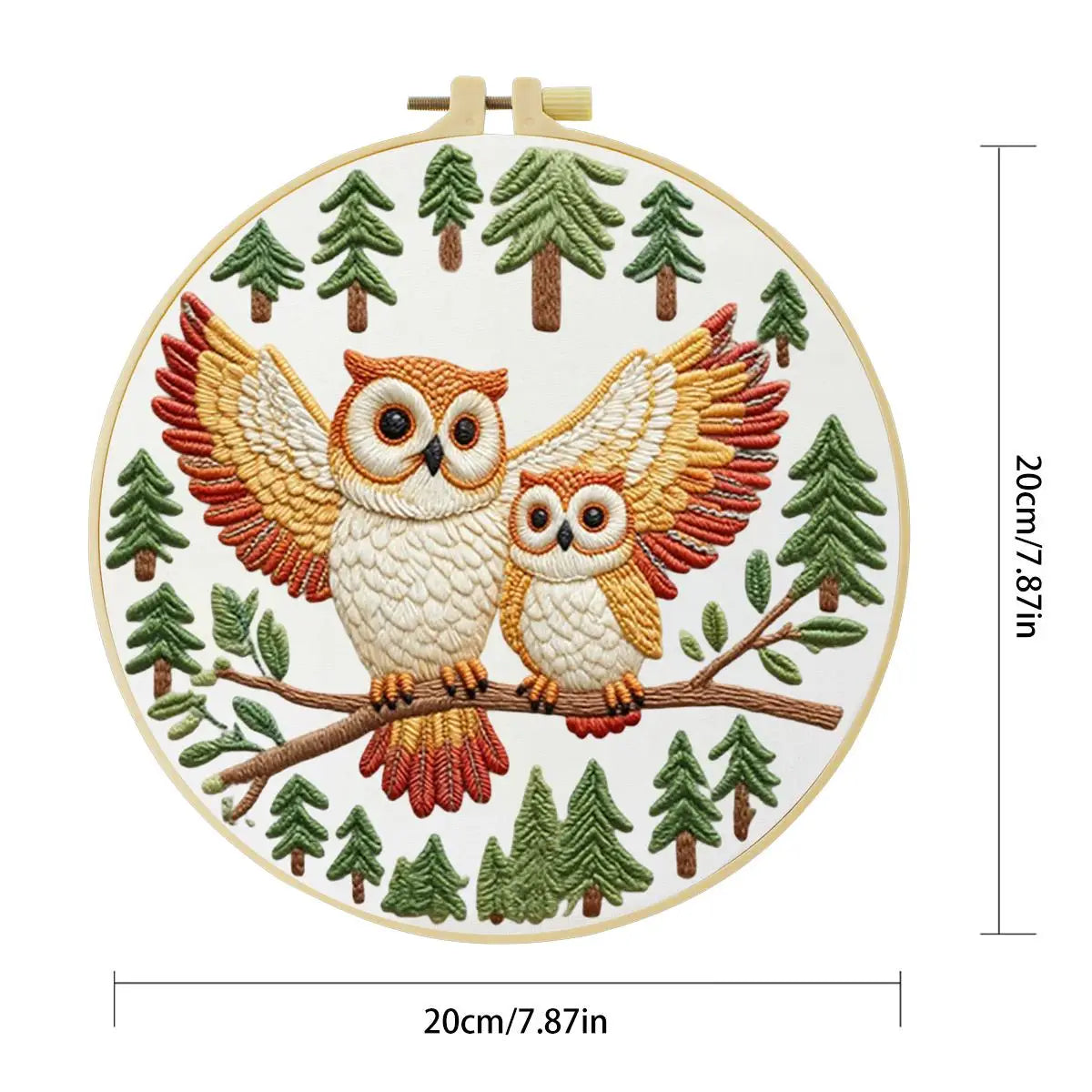 Owl Embroidery Kit