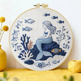 Little Mermaid Embroidery Kit Kits For Stitchers