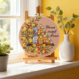 Home Sweet Home Embroidery DIY Kit – Cozy Cottage Beginner Stitching Kit with Hoop, Pattern & Threads The Stichers Heavane