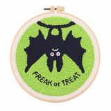 Spooky Halloween Characters Embroidery Kit – Set of 5