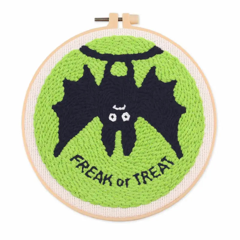Spooky Halloween Characters Embroidery Kit – Set of 5