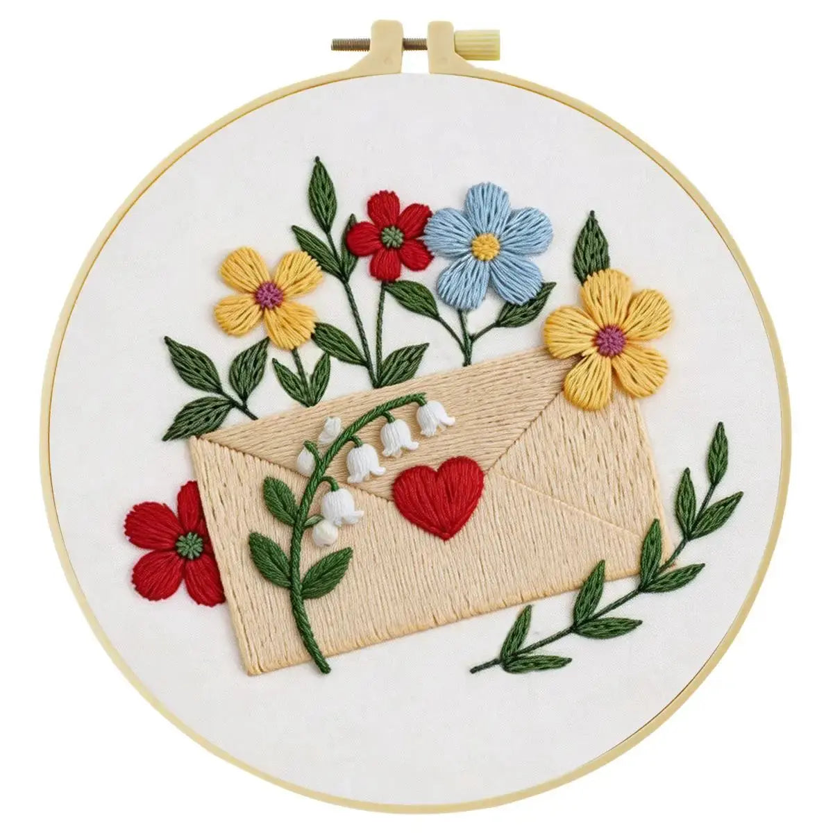 Love Letter & Wildflowers Embroidery Kit Kits For Stitchers
