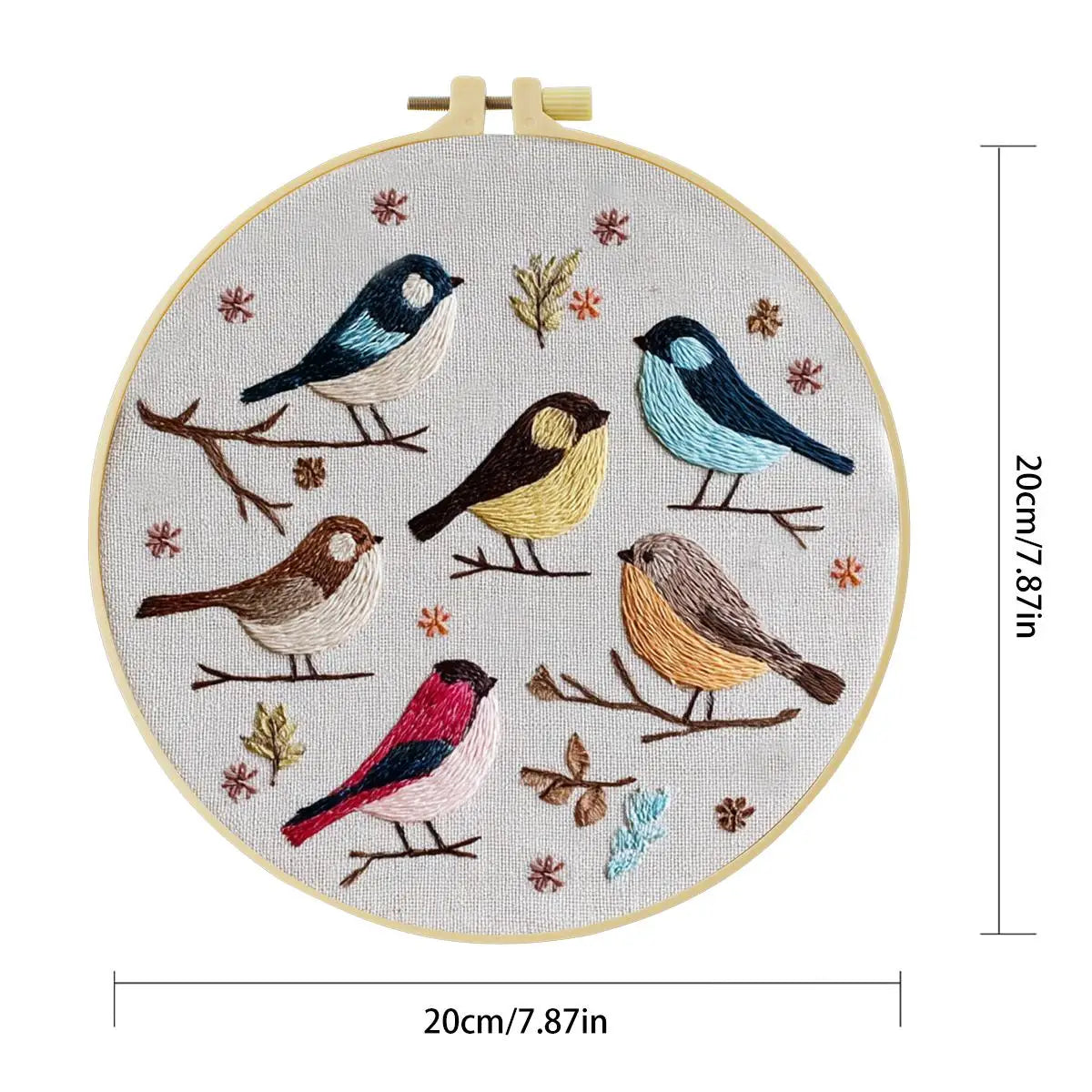 Birds on a Branch Embroidery Starter Kit