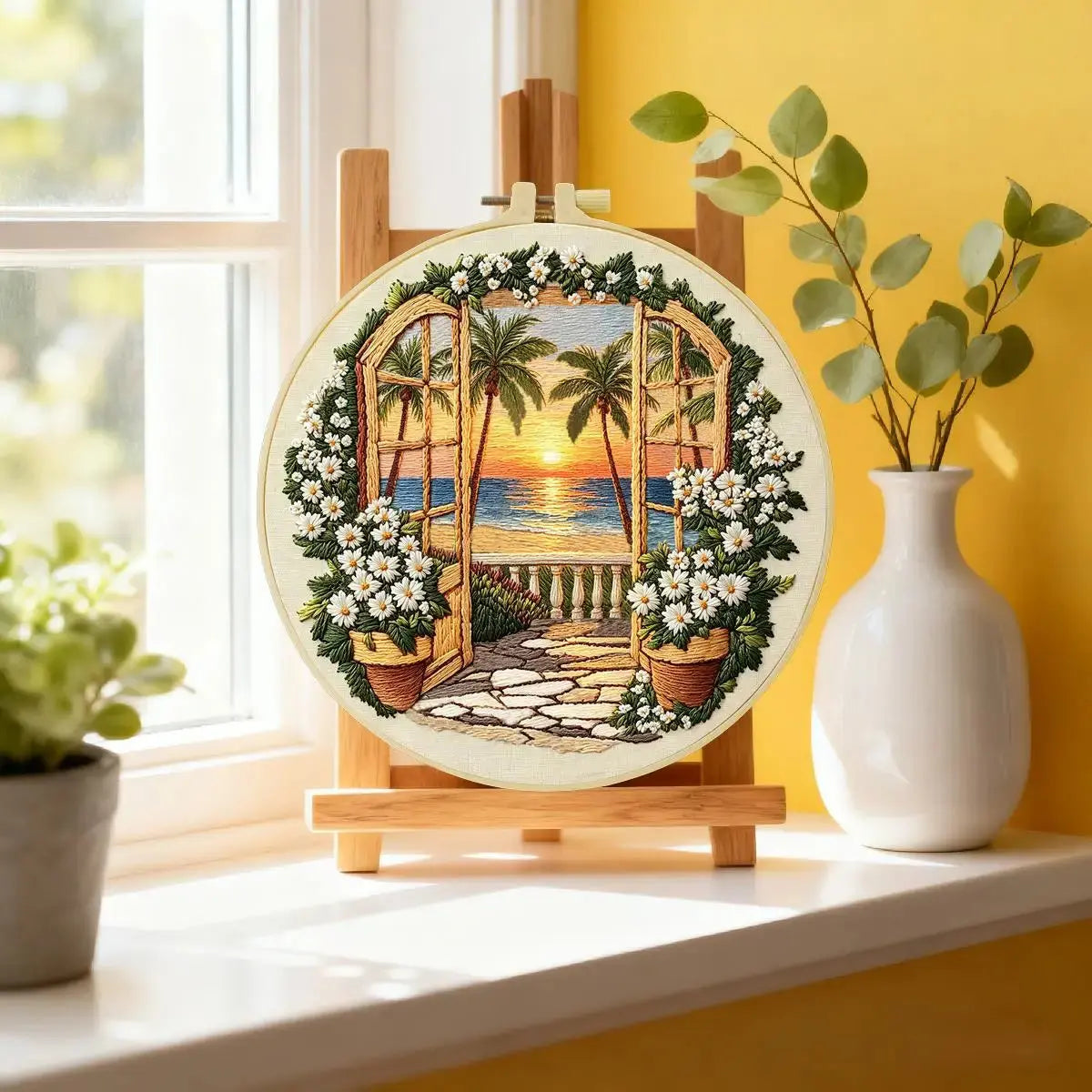 Sunset Paradise Embroidery Kit Kits For Stitchers
