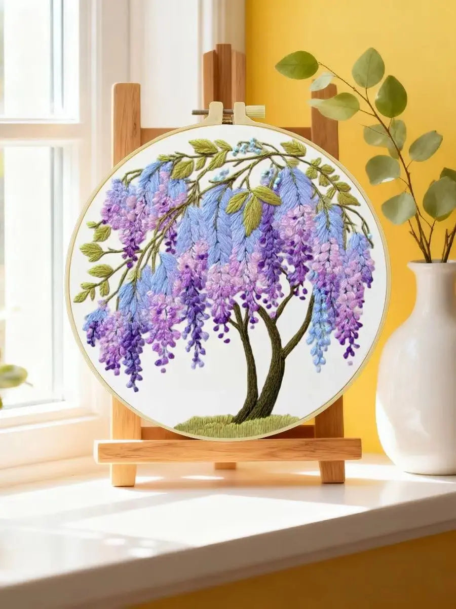 Wisteria Embroidery Kit