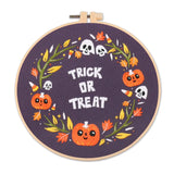 Cute Halloween Embroidery Kit Collection – 6 Designs