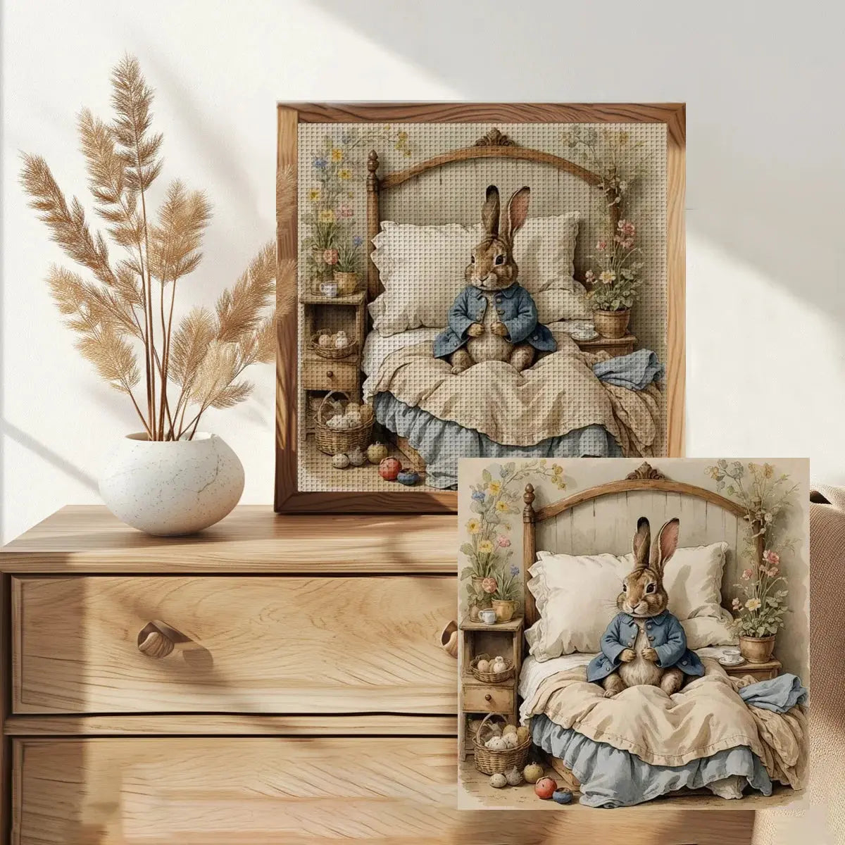 Peter Rabbit Bedroom Cross Stitch Kit 🐰🛏️🧵✨ Kits For Stitchers