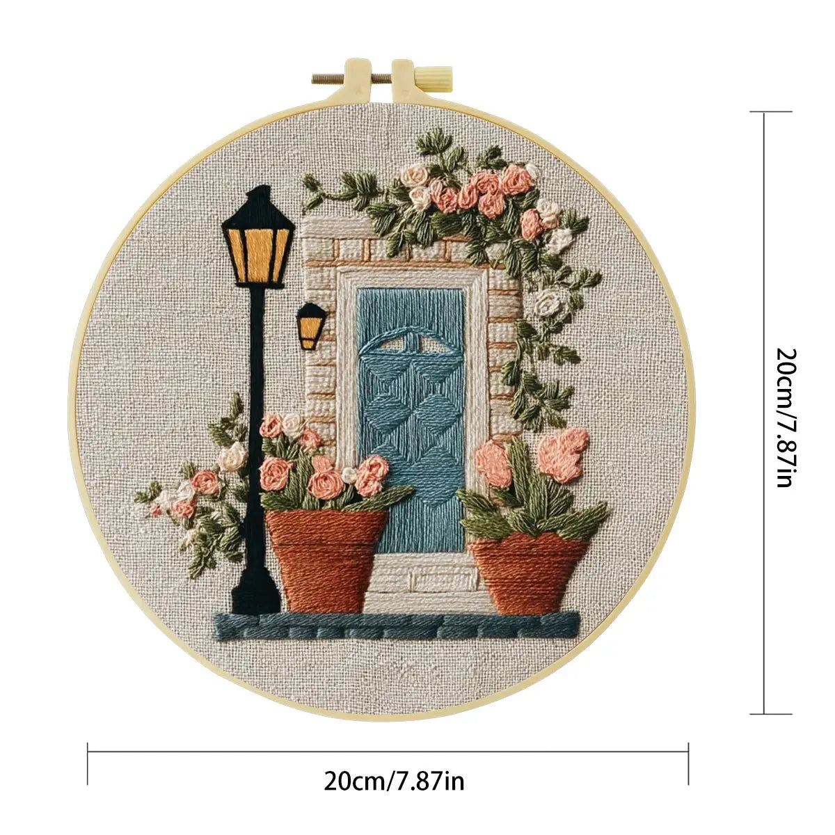 Hand-Embroidered Sunflower Hoop Art – Floral Wall Decor The Stichers Heavane