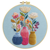Colorful Vase Embroidery Starter Kit