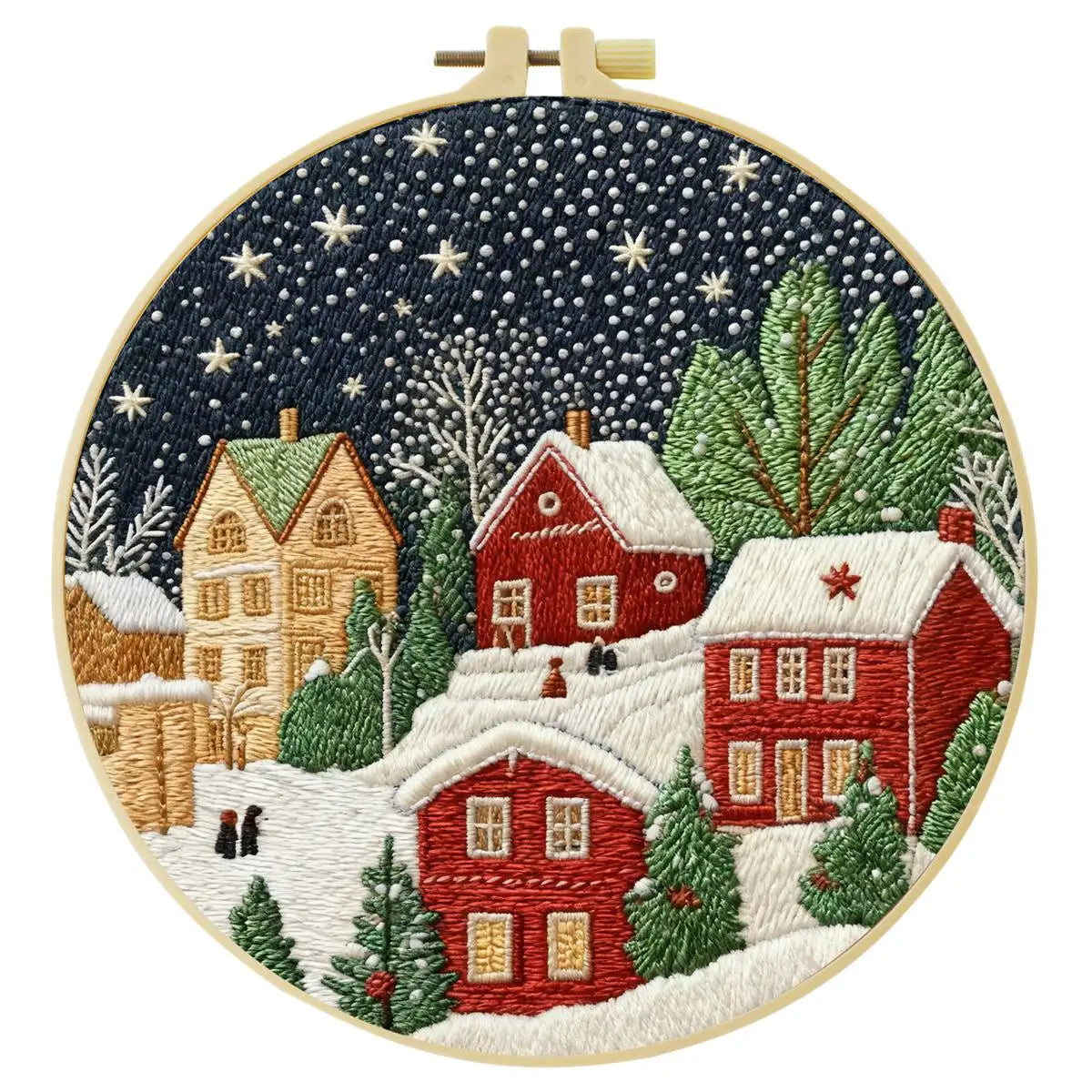 Christmas Town Embroidery Kit