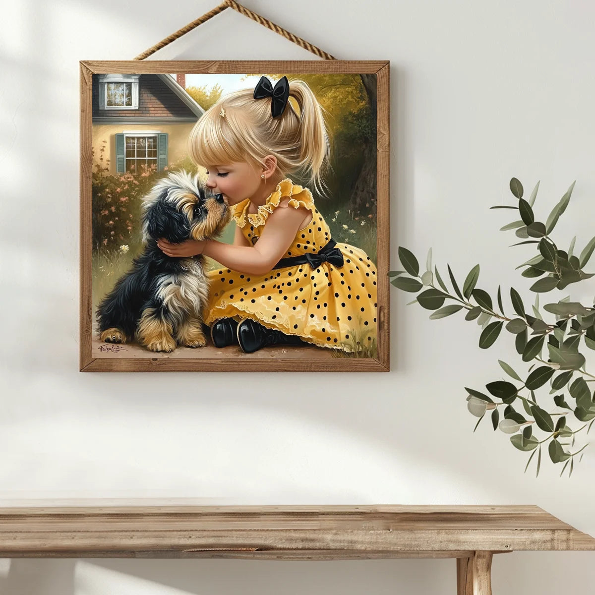 Little Girl & Puppy Cross Stitch Kit 👧🐶🧵💕
