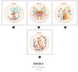 Woodland Animal Hand Embroidery Kit