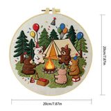 Birthday Bear Camp Embroidery Kit Kits For Stitchers