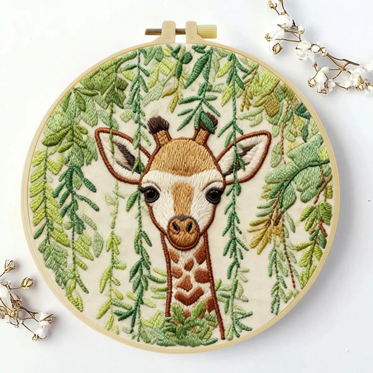 Giraffe Embroidery Kit