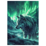 Northern Lights Wolf Cross Stitch Kit ๐บ๐โ๏ธ