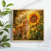 Sunflower Cat Cross Stitch Kit 🌻🐱☀️ Kits For Stitchers