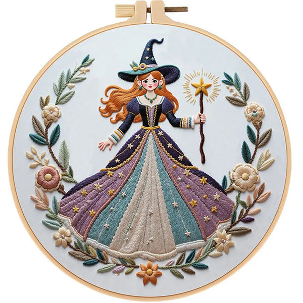 Enchanted Witch Hand Embroidery Kit