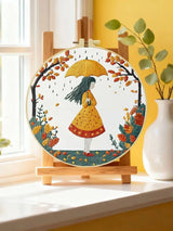 The Princess in the Rain Embroidery Kit