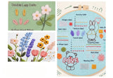 4-Piece Beginner Embroidery Learning Kit Kits For Stitchers
