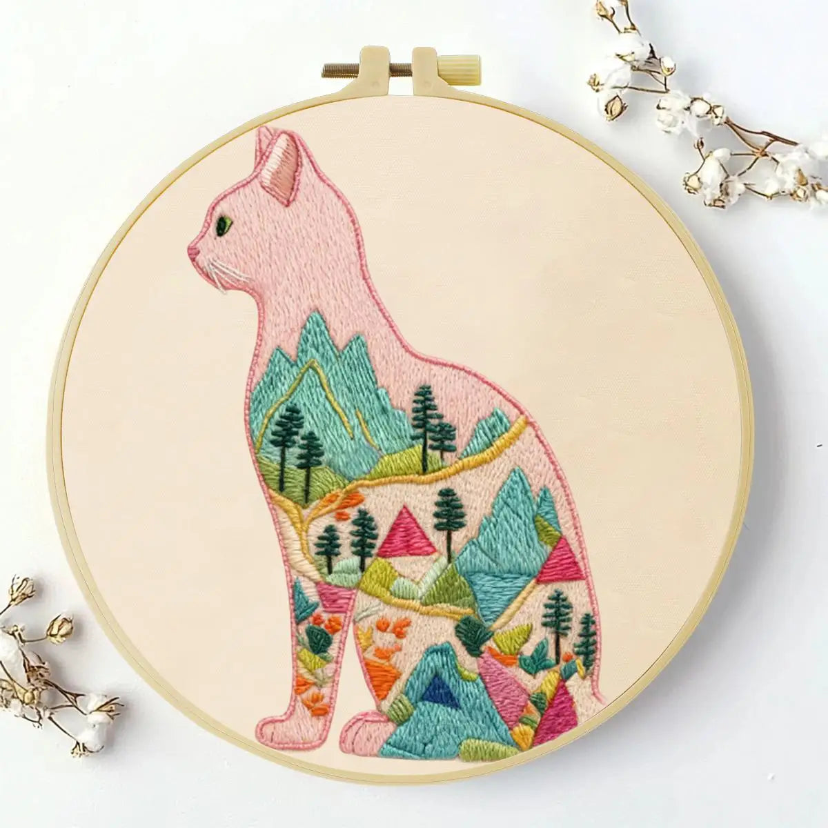 World of Cats Embroidery Kit