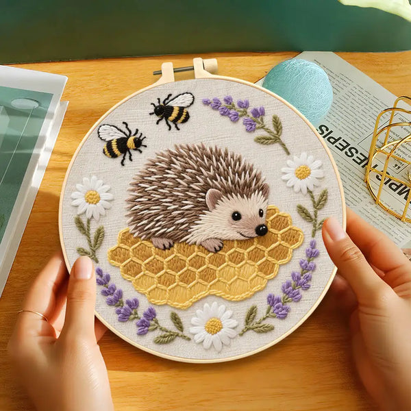 Forest Friends Hand Embroidery Kit