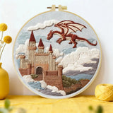 Dragon's Keep Embroidery Kit Kits For Stitchers