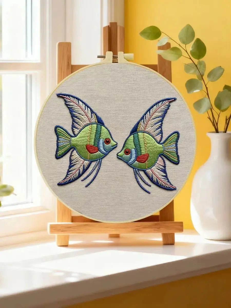 Tropical Fish Embroidery Kit Kits For Stitchers