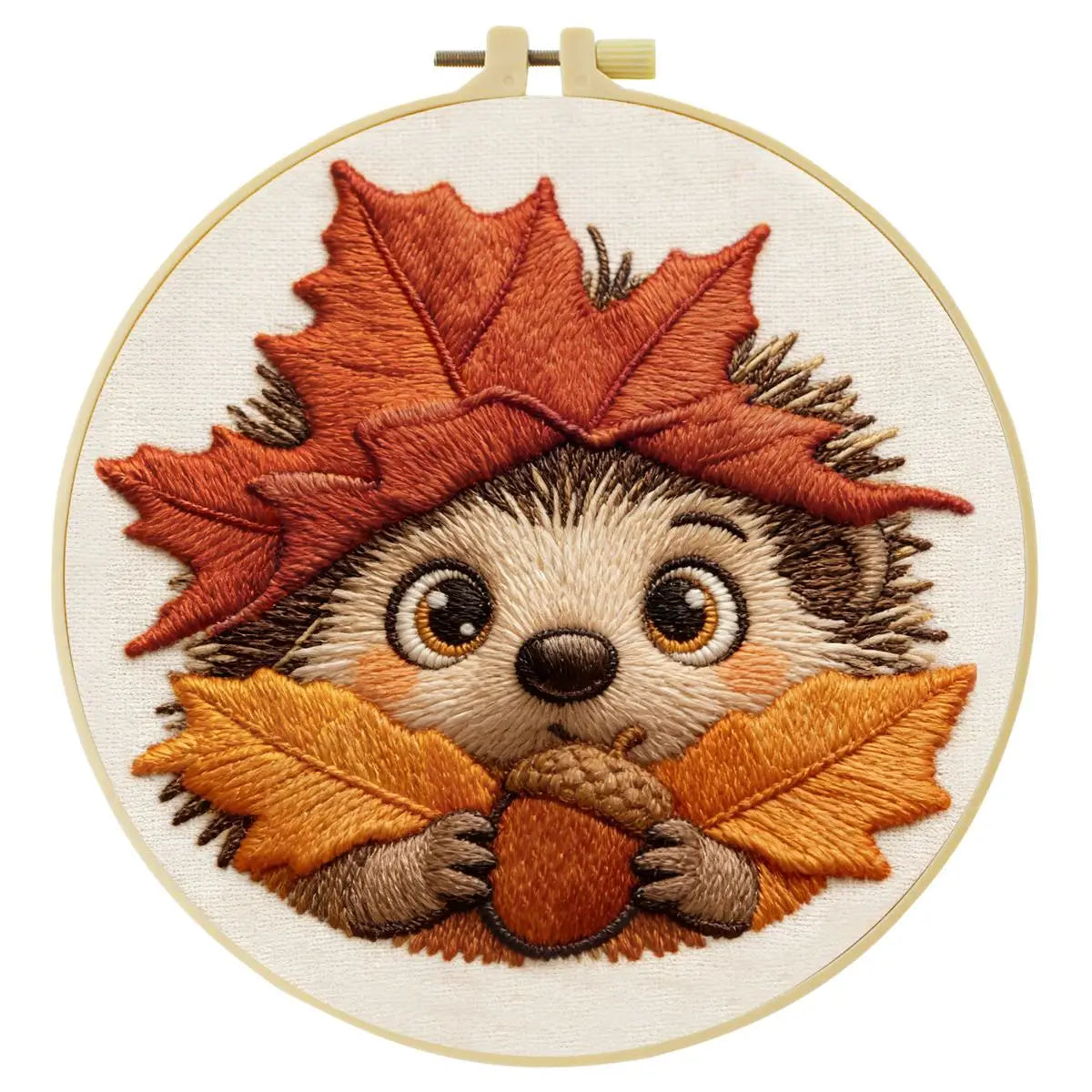 Hedgehog Embroidery Starter Kit