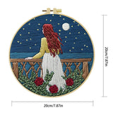 Grim Reaper Embroidery DIY Kit – Gothic Skull Beginner Stitching Kit with Hoop, Pattern & Threads The Stichers Heavane