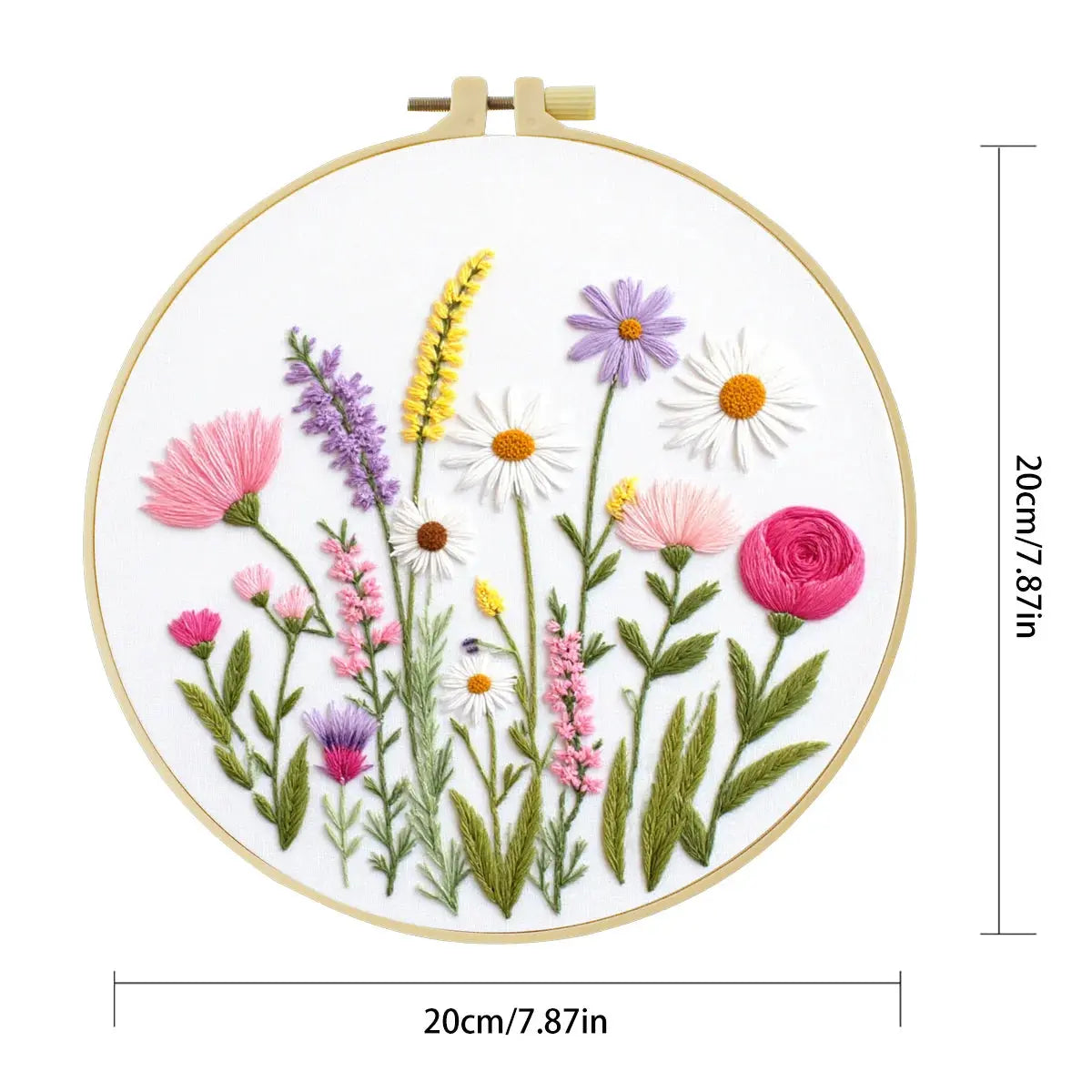 Wildflower Garden Hand Embroidery Kit The Stichers Heavane