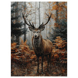 Majestic Forest Stag Cross Stitch Kit 🦌🍂🧵
