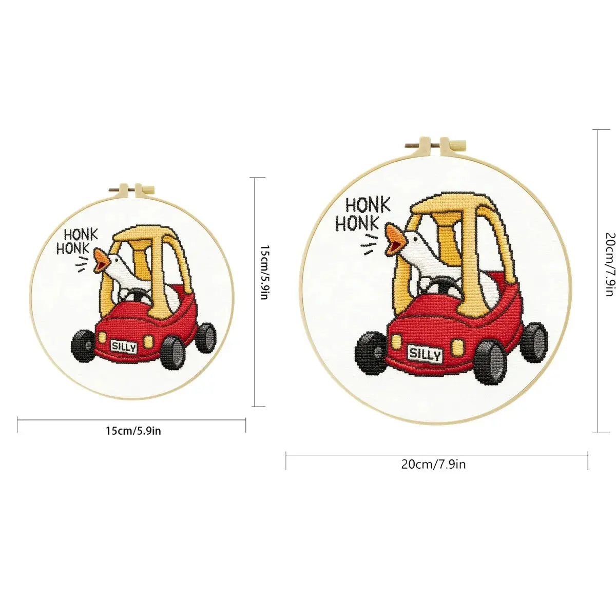 Silly Goose Driver Embroidery Kit Kits For Stitchers