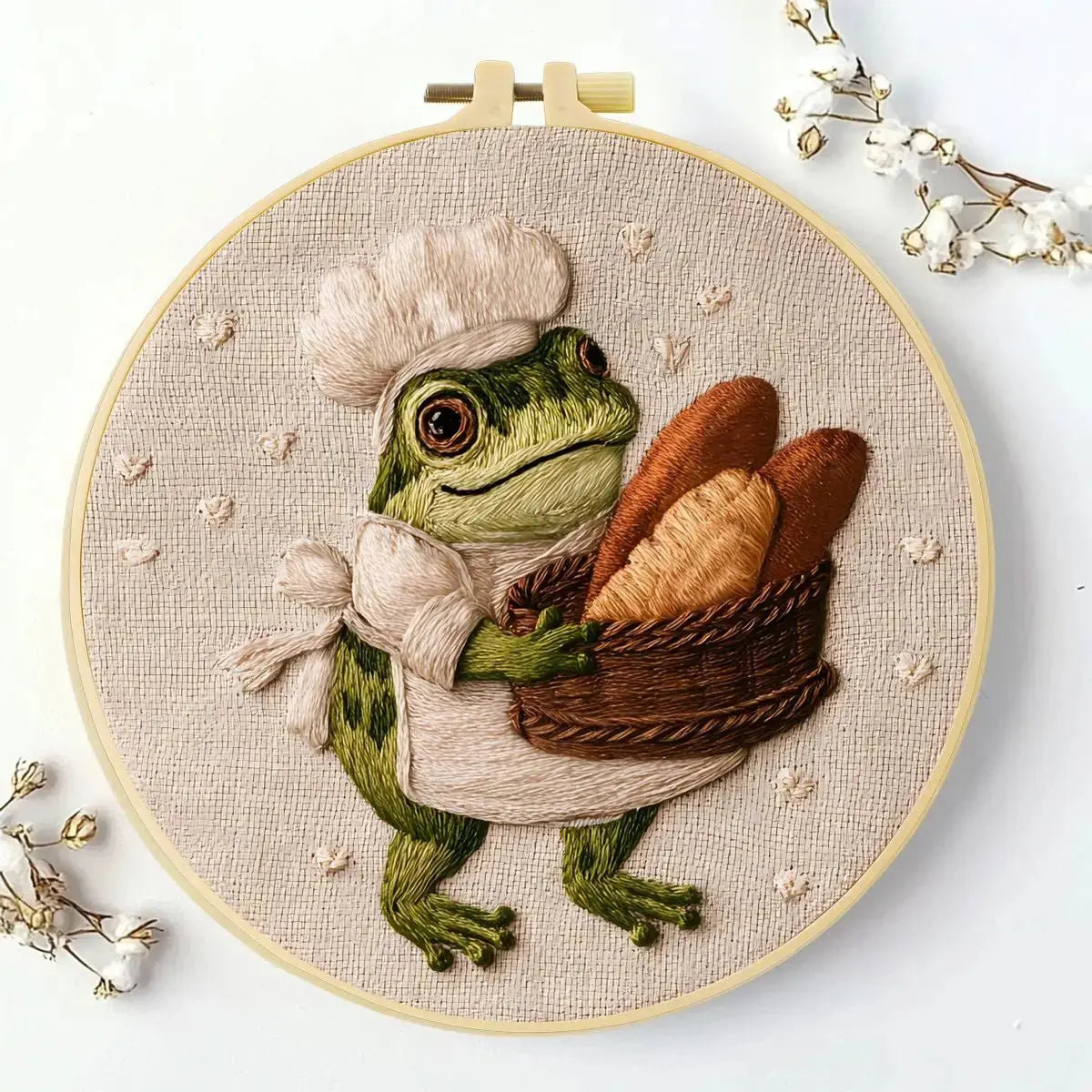 Baker Frog Embroidery Kit Kits For Stitchers