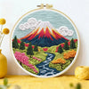 Mount Fuji Embroidery Kit Kits For Stitchers
