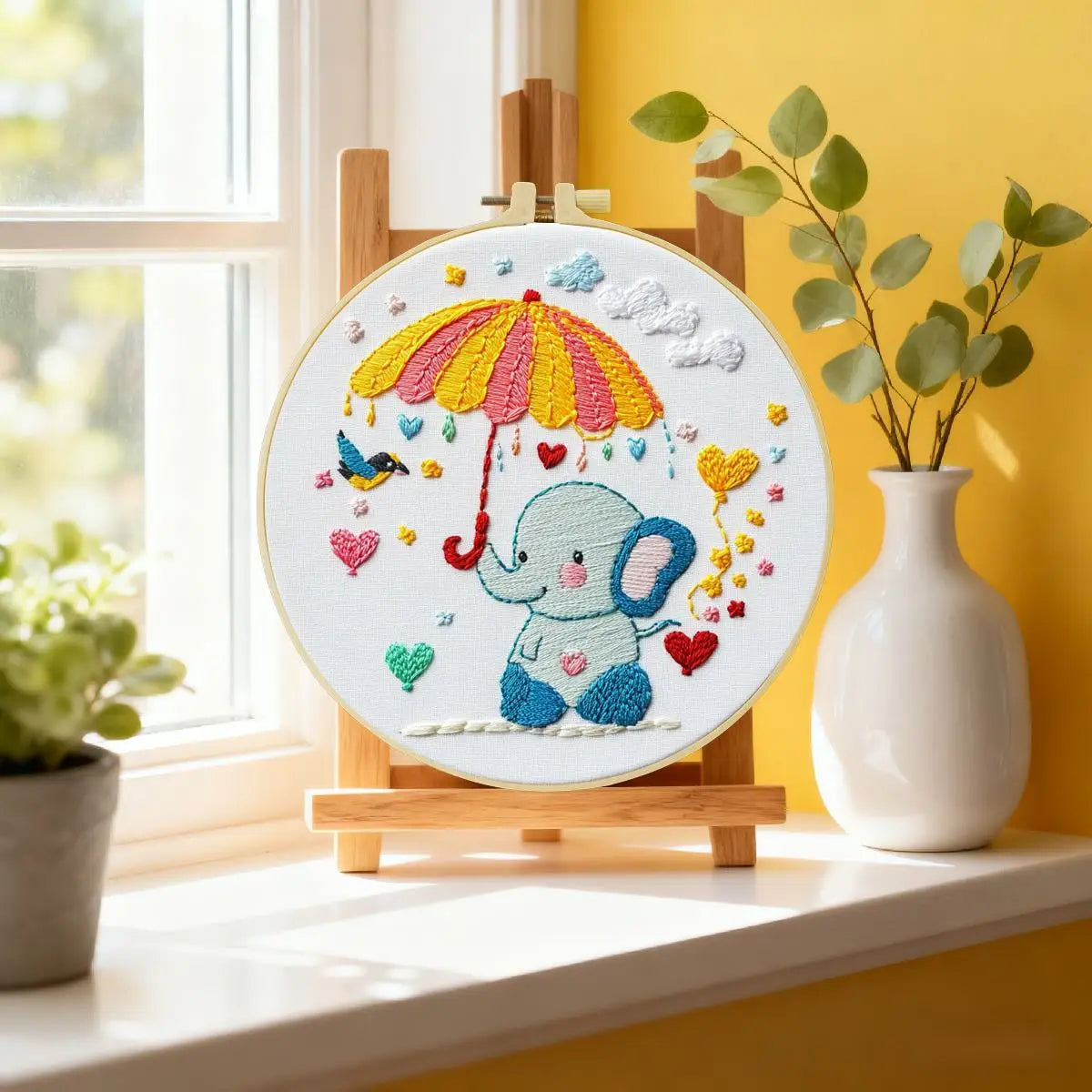 Baby Elephant Embroidery Kit