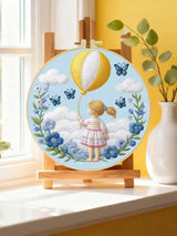 Balloon Girl Embroidery Starter Kit