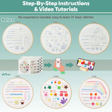 Beginner Embroidery Stitch Sampler Kit Kits For Stitchers