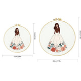 Elegant Lady Embroidery Starter Kit The Stichers Heavane