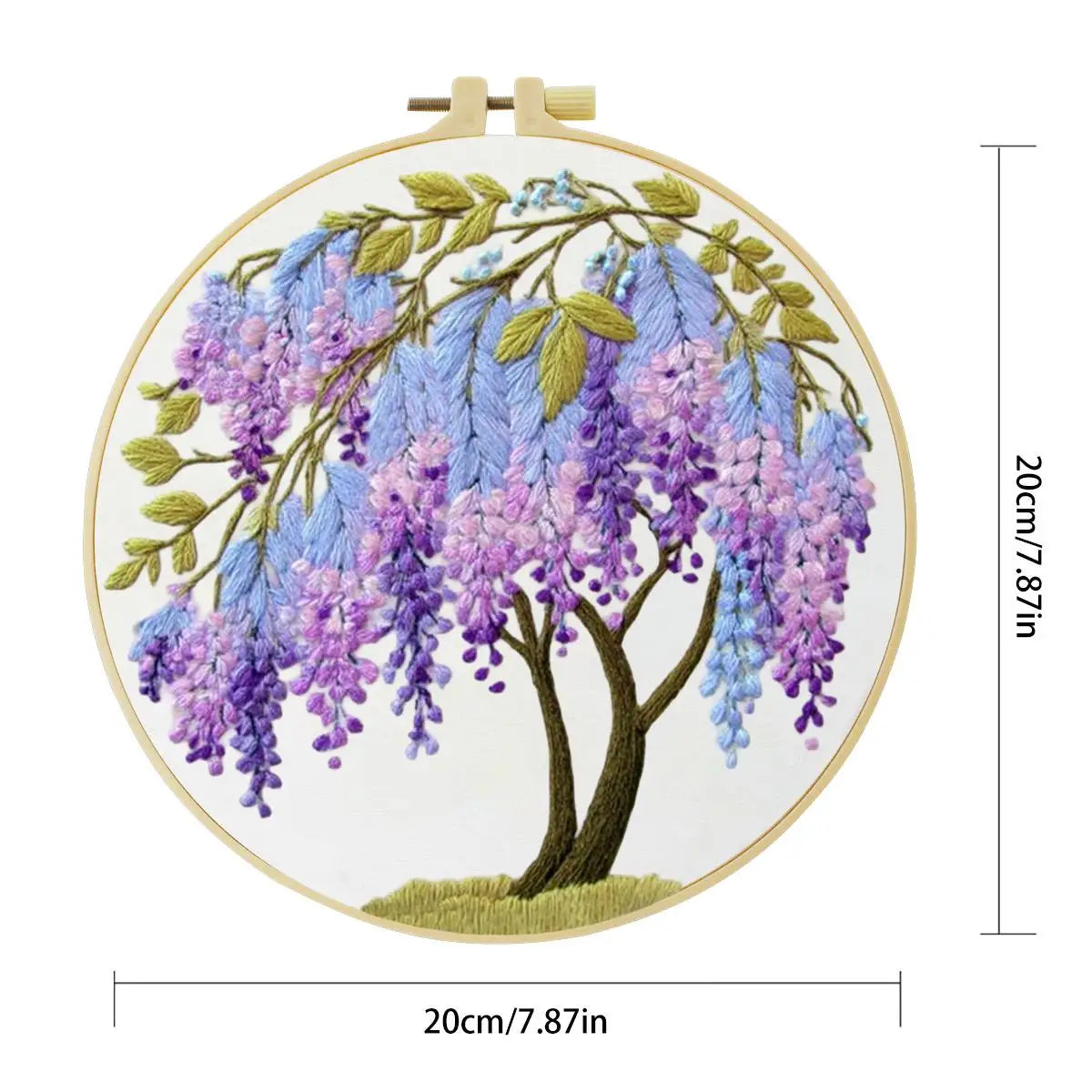 Wisteria Embroidery Kit