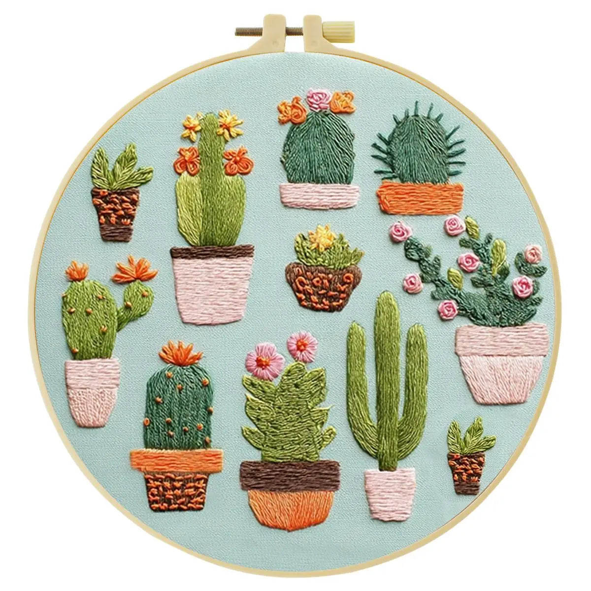 Cactus Embroidery Kit