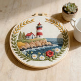 Lighthouse Seaside Hand Embroidery Kit