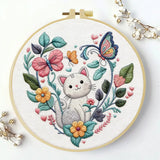 Kitten Embroidery Starter Kit